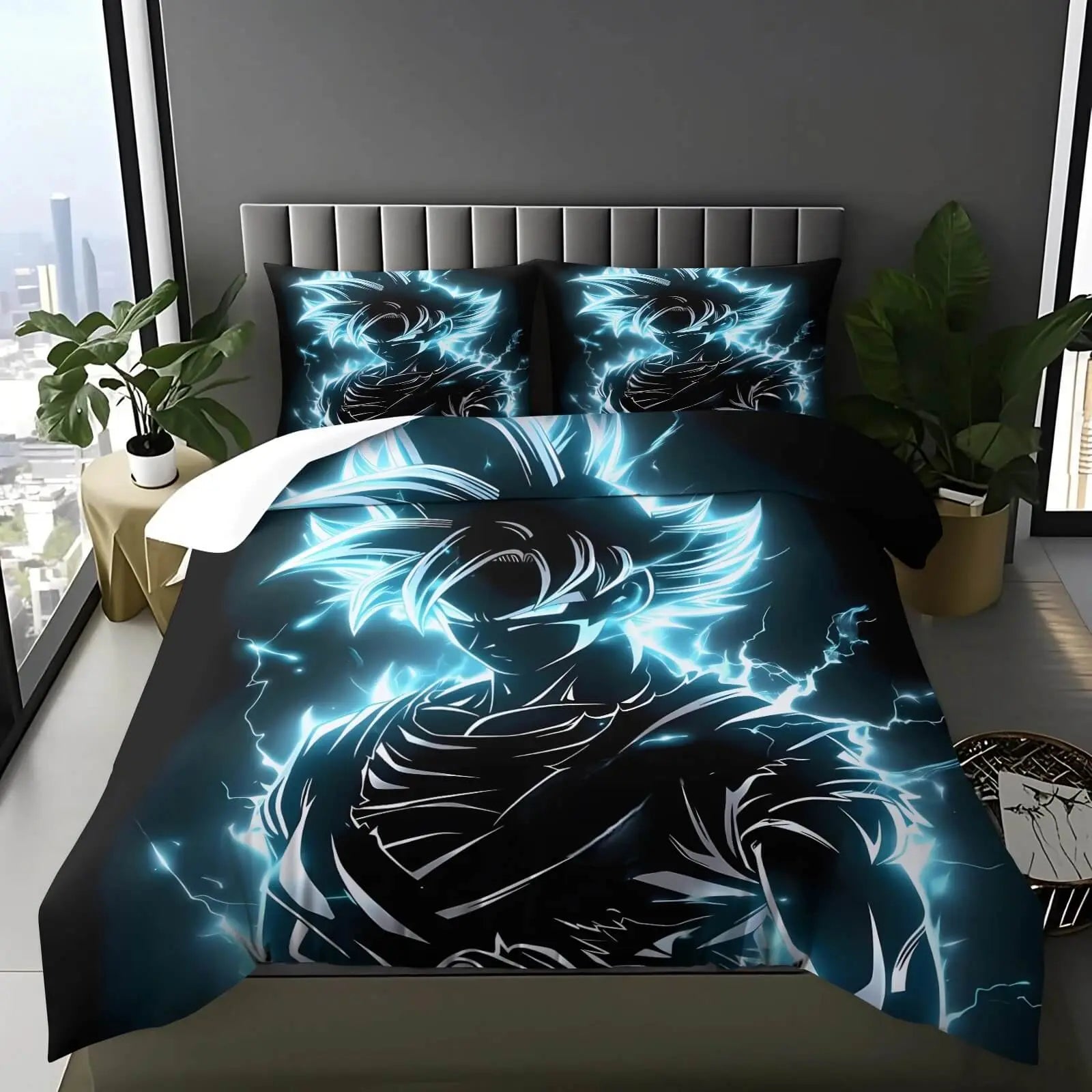 Anime Dragon Ball Z Goku Super Saiyan Doona Cover