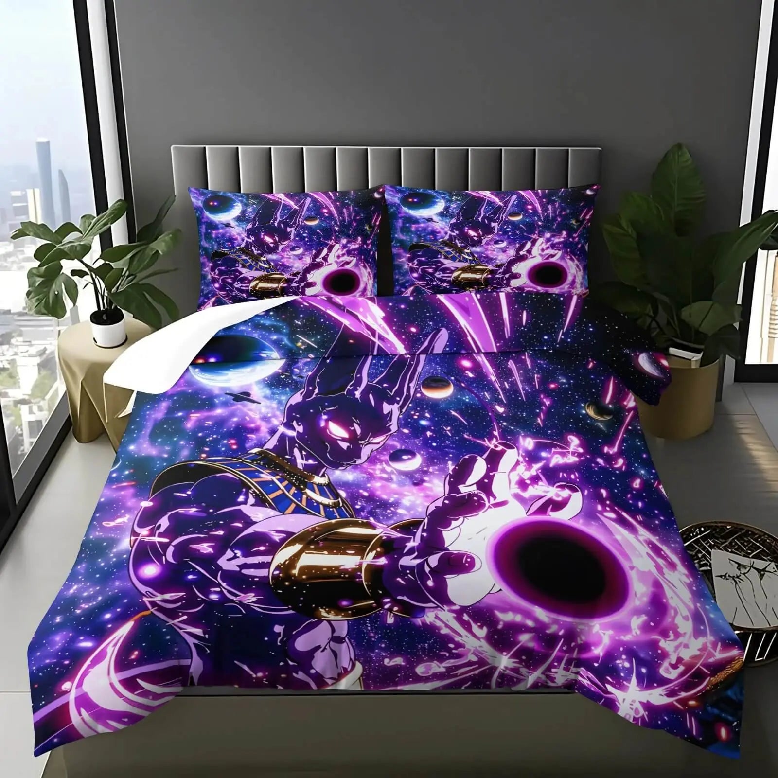 Anime Dragon Ball Z Lord Beerus Bedding Set