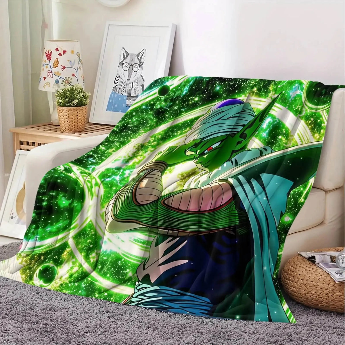 Anime Dragon Ball Z Piccolo Throw Blanket