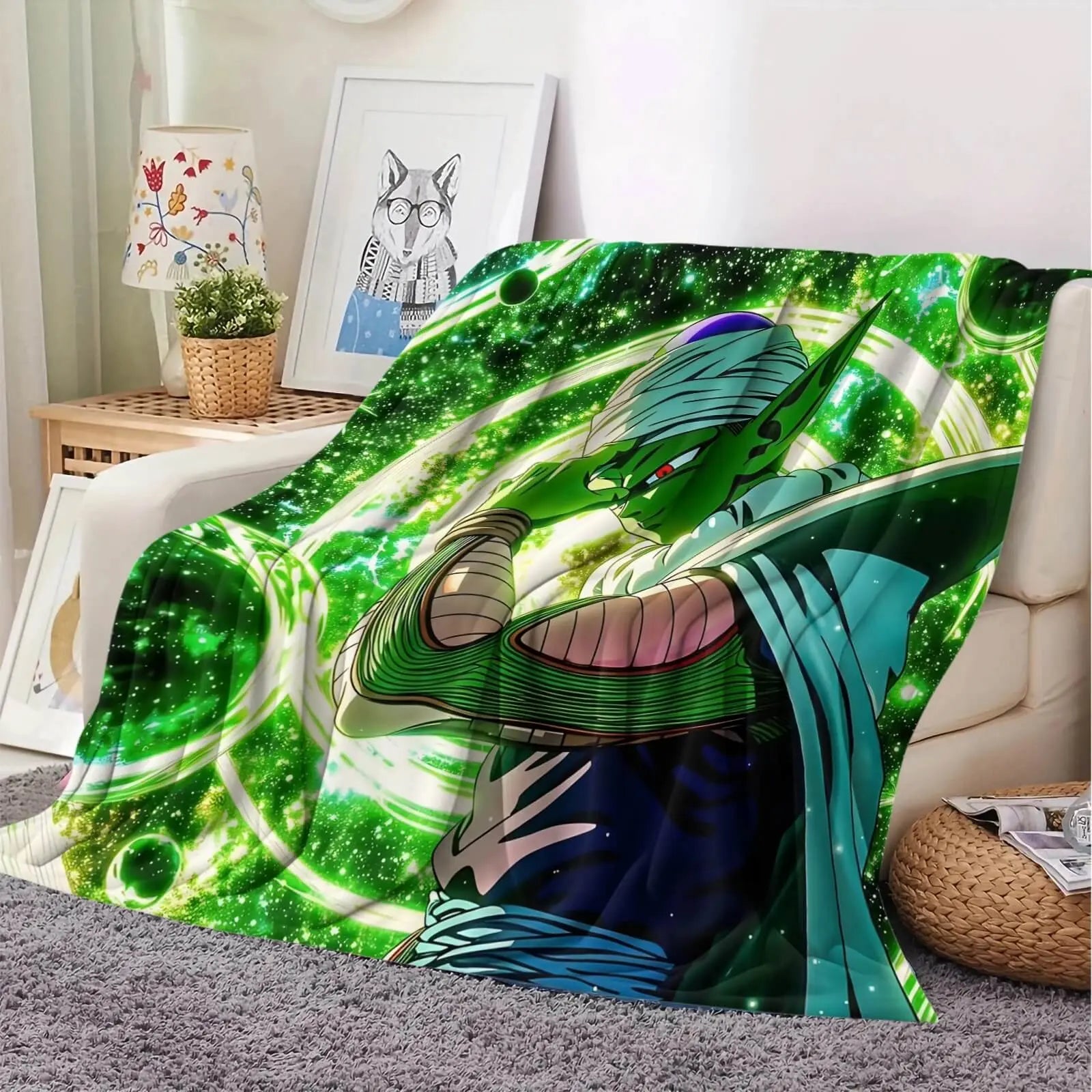 Anime Dragon Ball Z Piccolo Throw Blanket