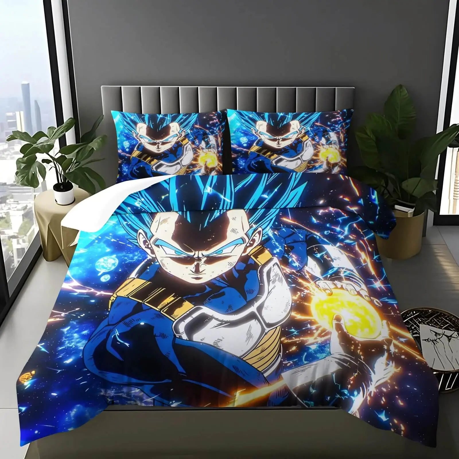 Anime Dragon Ball Z Vegeta Super Saiyan Duvet Cover