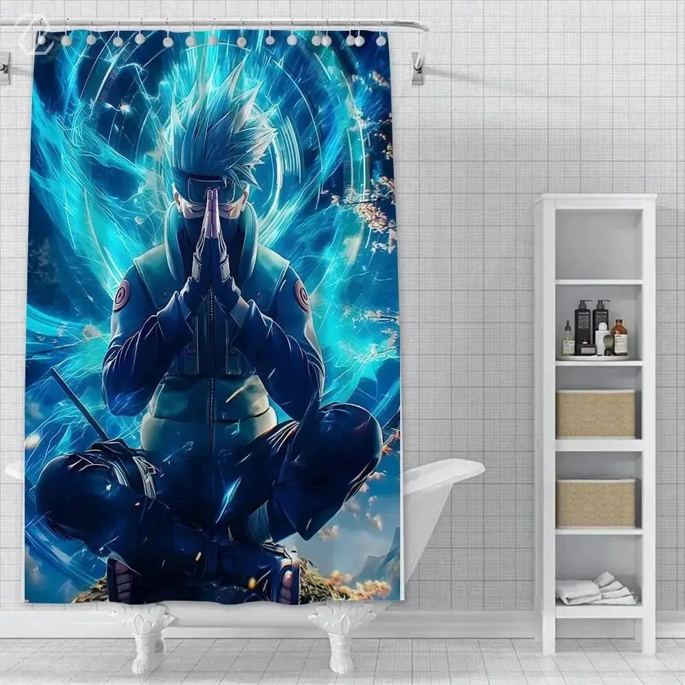 Naruto bathroom decor – Kakashi ninja theme
