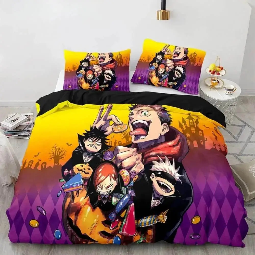 Anime Jujutsu Kaisen Duvet Cover