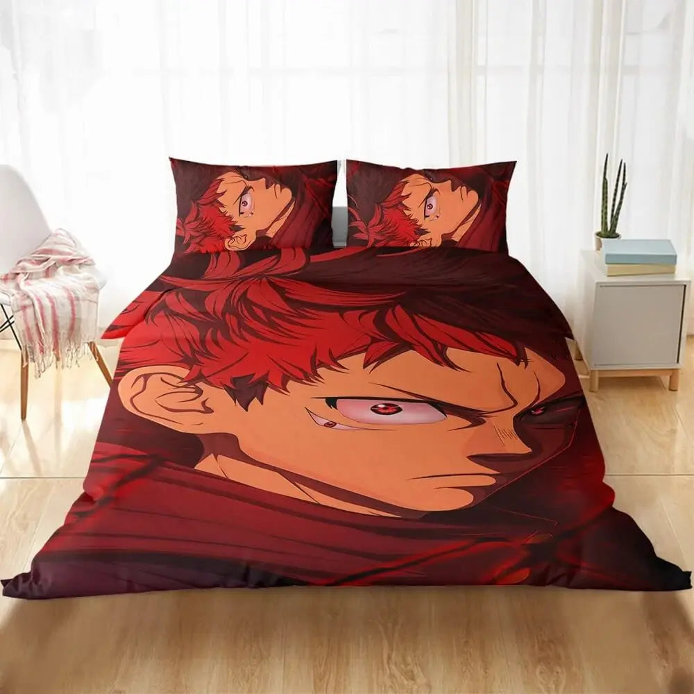 Anime Jujutsu Kaisen Itadori Yuji Duvet Cover