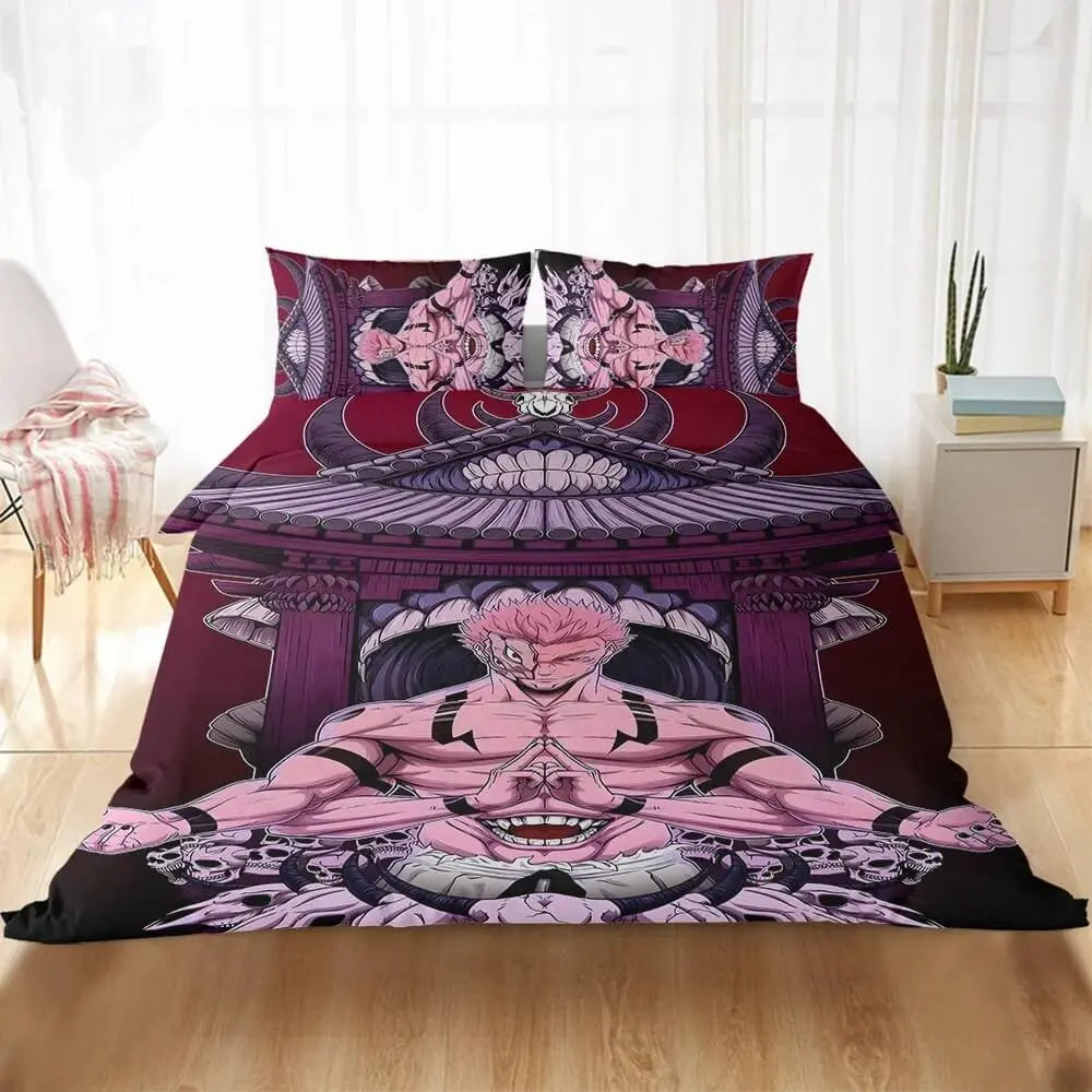 Anime Jujutsu Kaisen Ryomen Sukuna Quilt Cover