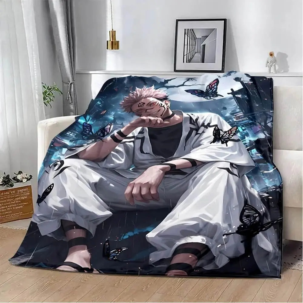  Anime Jujutsu Kaisen Sukuna Throw Blanket