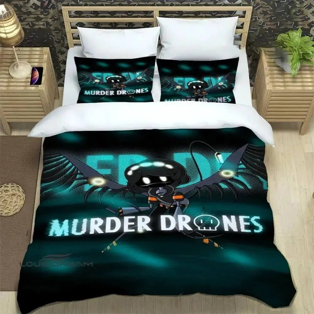 Anime Murder Drones Cartoon Bedding Set