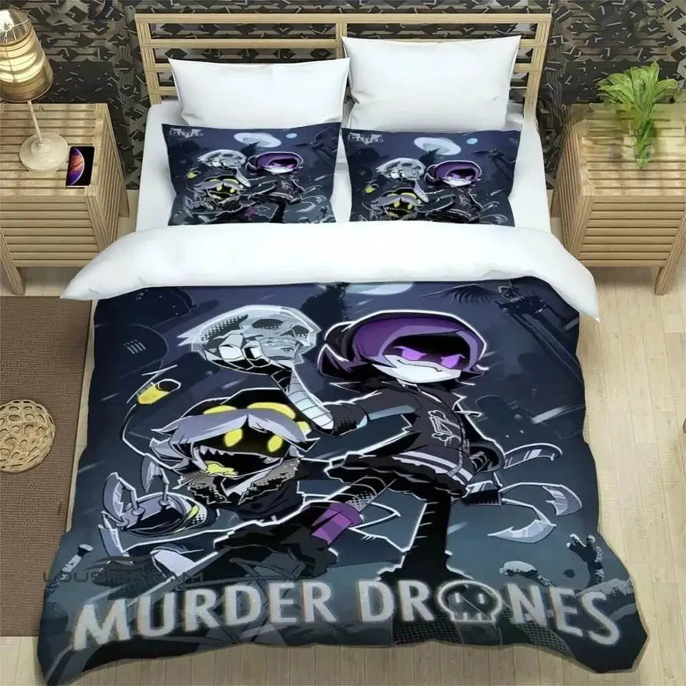 Anime Murder Drones Cartoon Quilt Cover