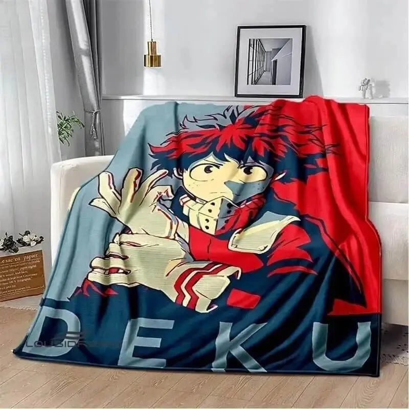 Anime My Hero Academia Deku Throw Blanket