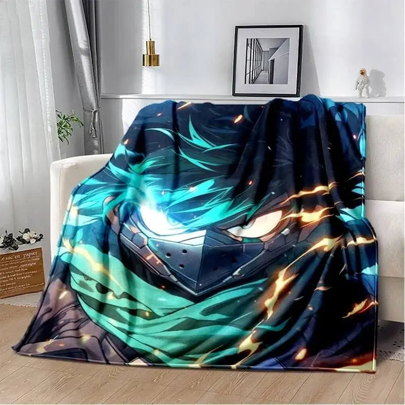 Anime My Hero Academia Izuku Deku Throw Blanket