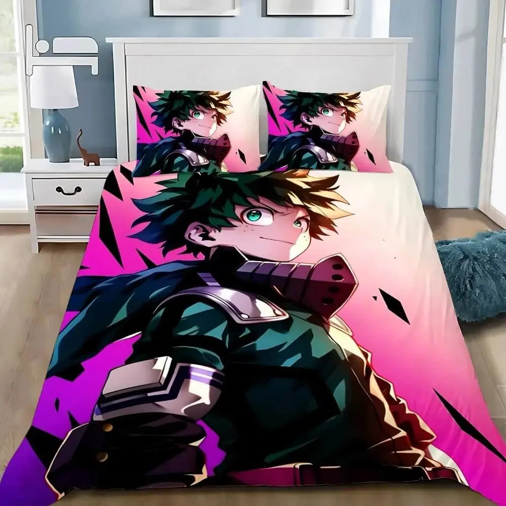 Anime My Hero Academia Izuku Midoriya Bedding Set