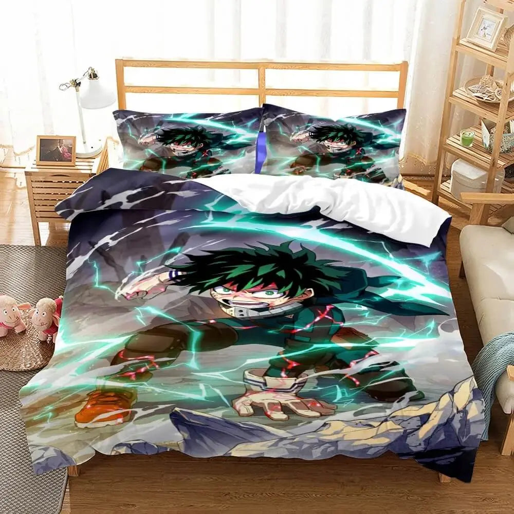Anime My Hero Academia Izuku Midoriya Quilt Cover
