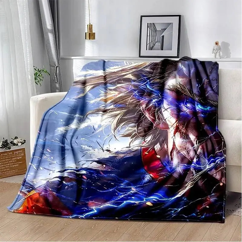 Anime My Hero Academia Toshinori Yagi Throw Blanket