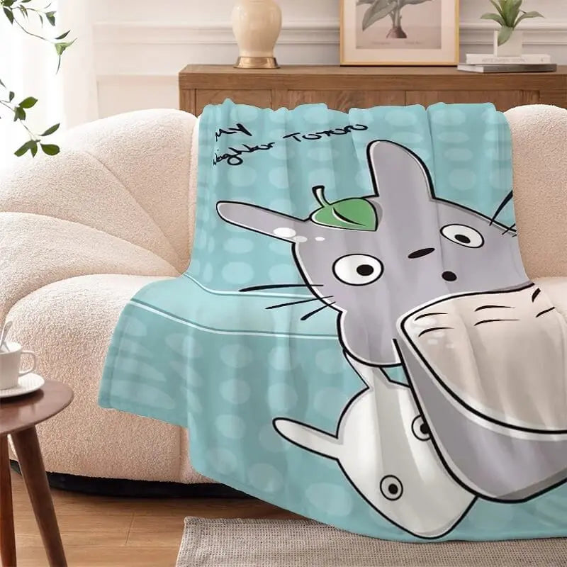 Anime My Neighbor Totoro Throw Blanket