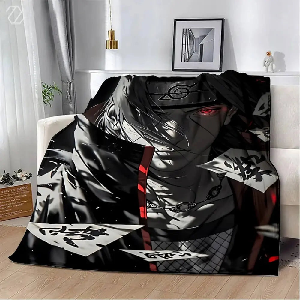 Anime Naruto Itachi Throw Blanket Zirconic