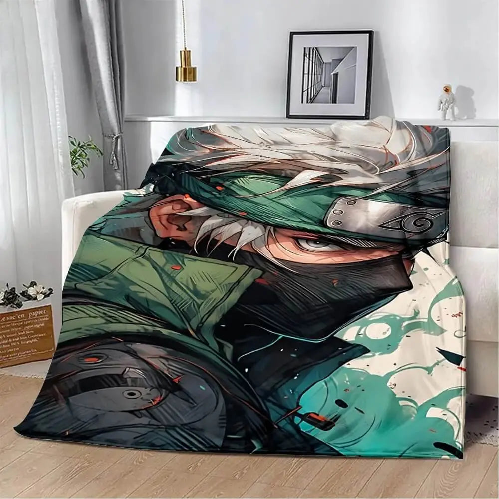 Anime Naruto Kakashi Hatake Throw Blanket
