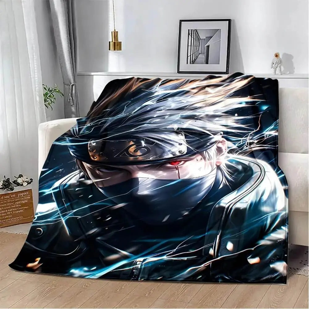 Anime Naruto Kakashi Throw Blanket