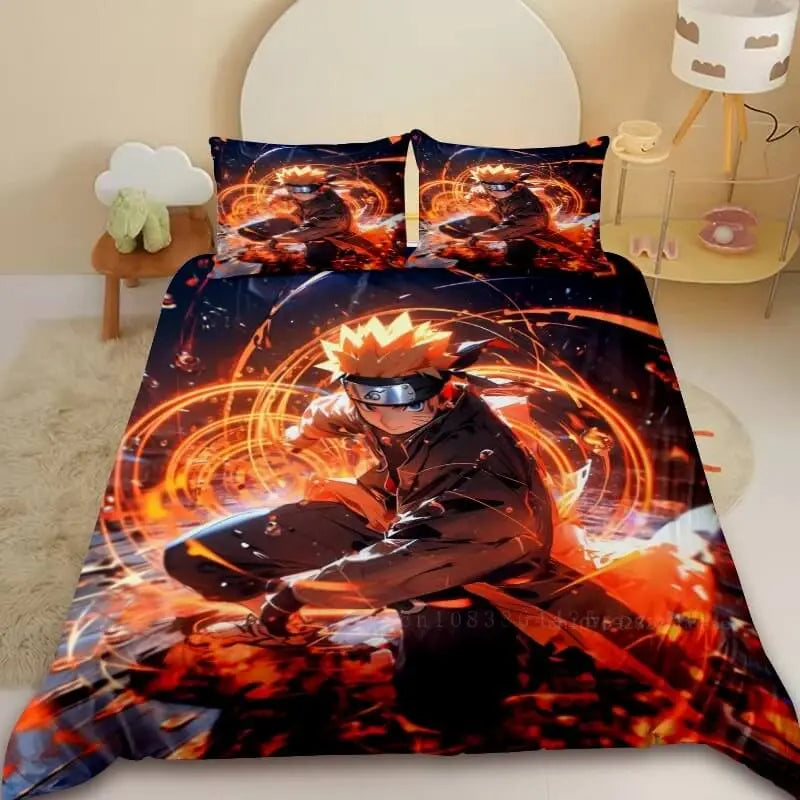 Anime Naruto Uzumaki Bedding Set
