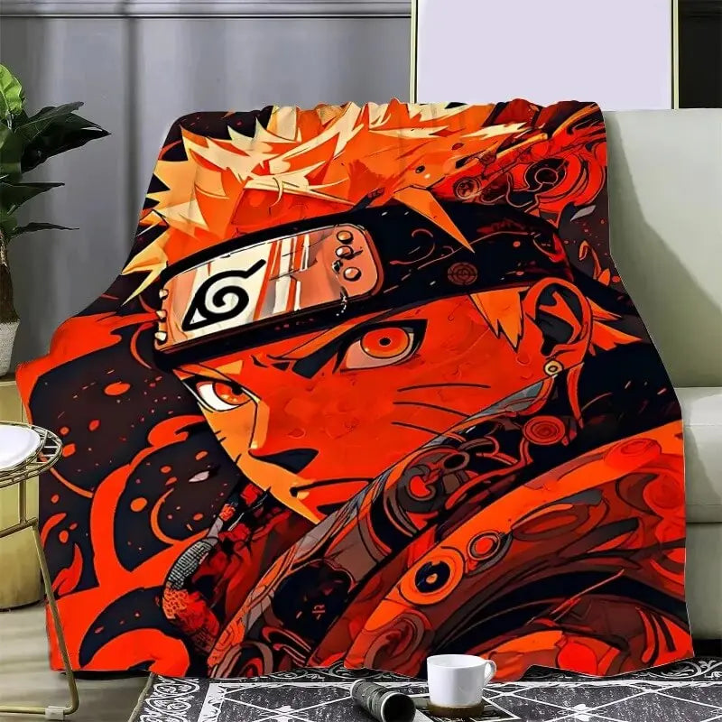 Anime Naruto Uzumaki Throw Blanket