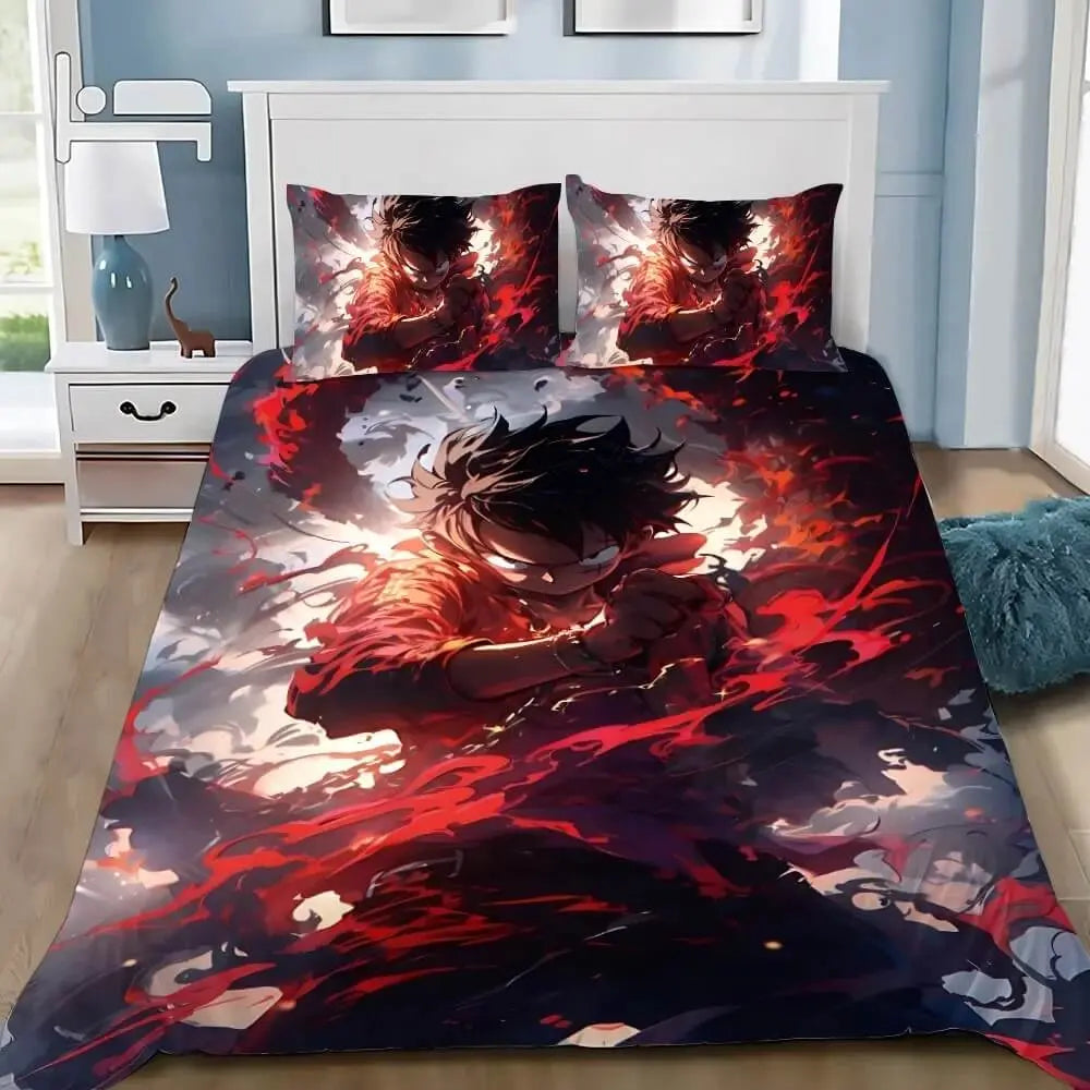 Anime One Piece Luffy Quilt Cover