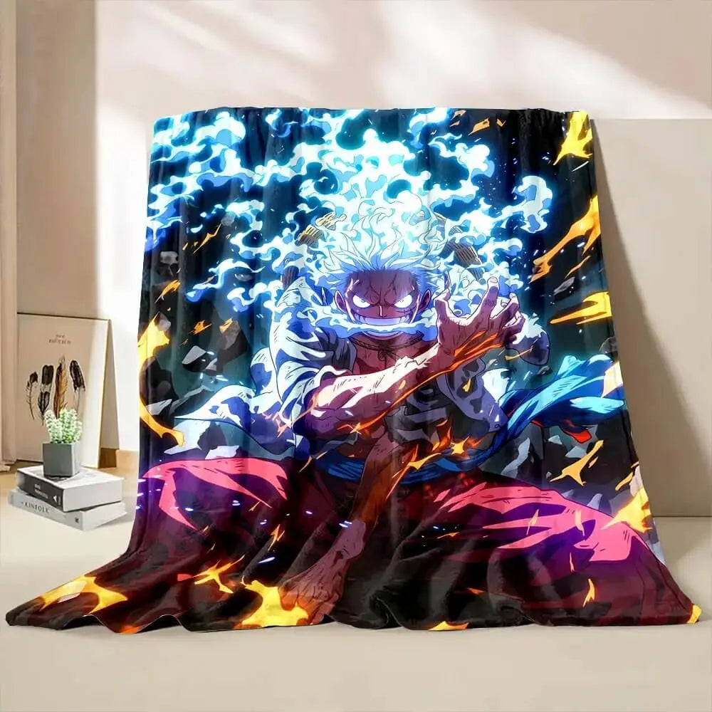 Anime One Piece Monkey D Luffy 3D Throw Blanket