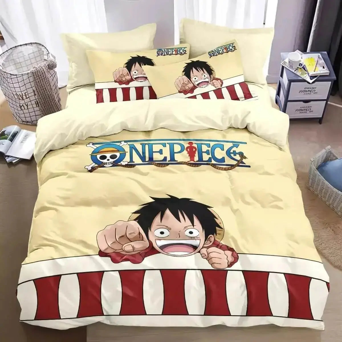 Anime One Piece Quilt Cover