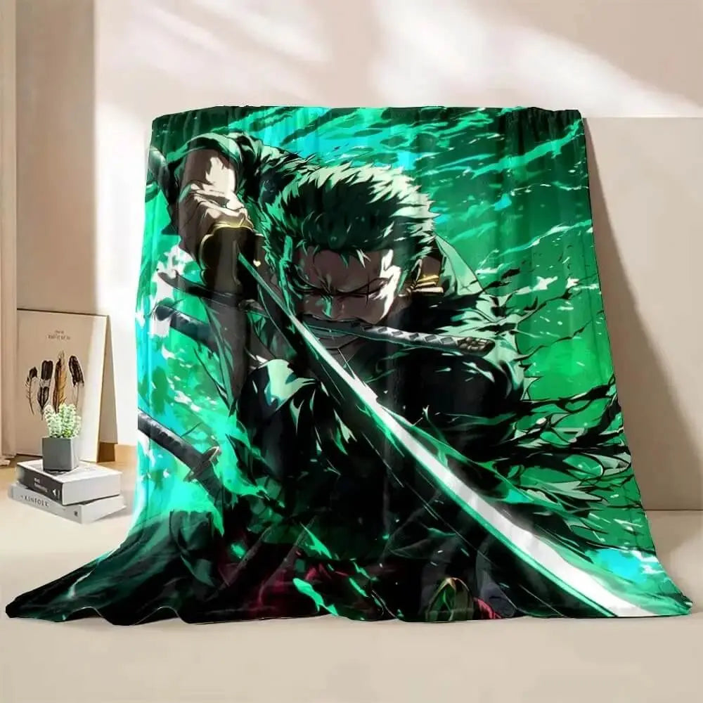 Anime One Piece Roronoa Zoro Throw Blanket