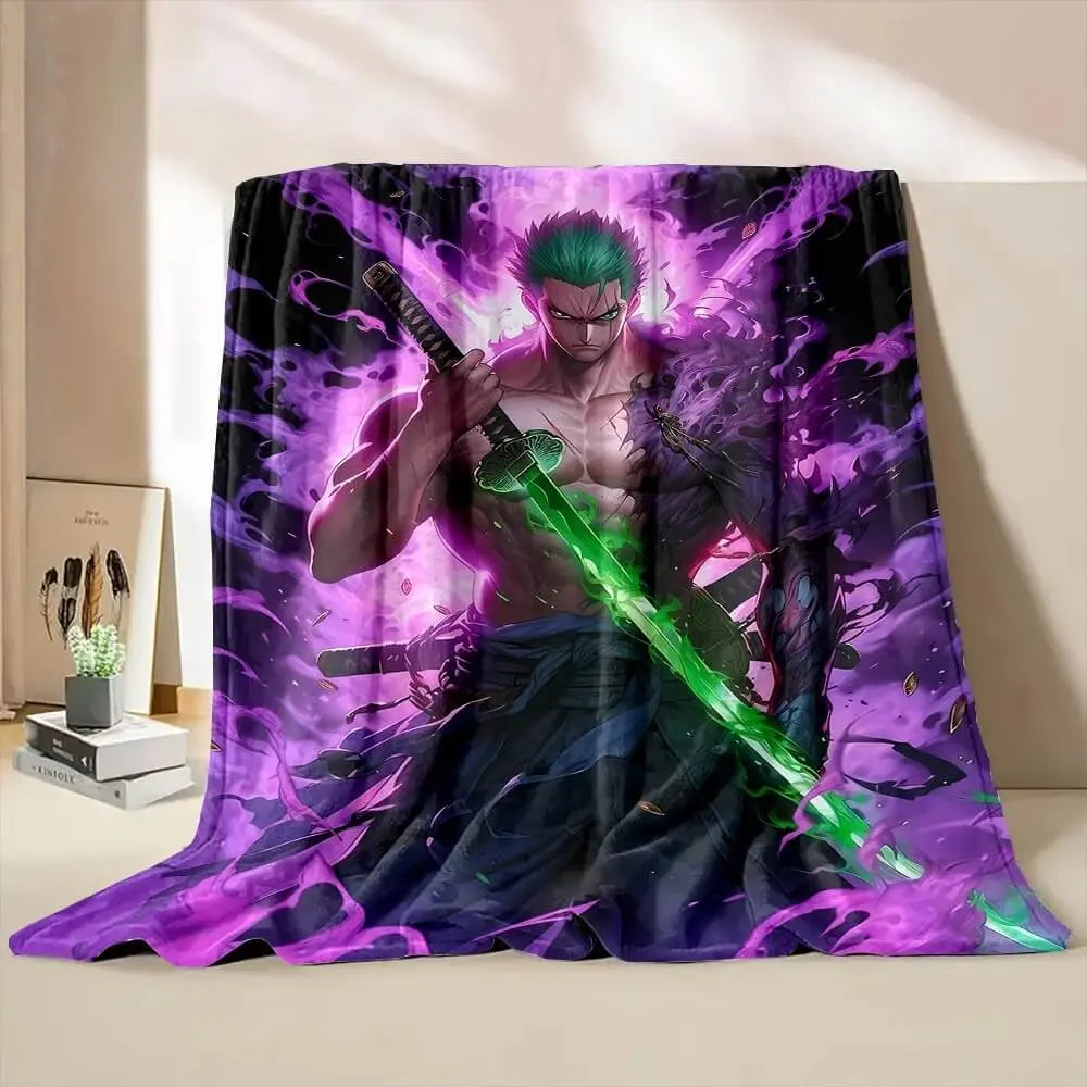 Anime One Piece Zoro 3D Throw Blanket