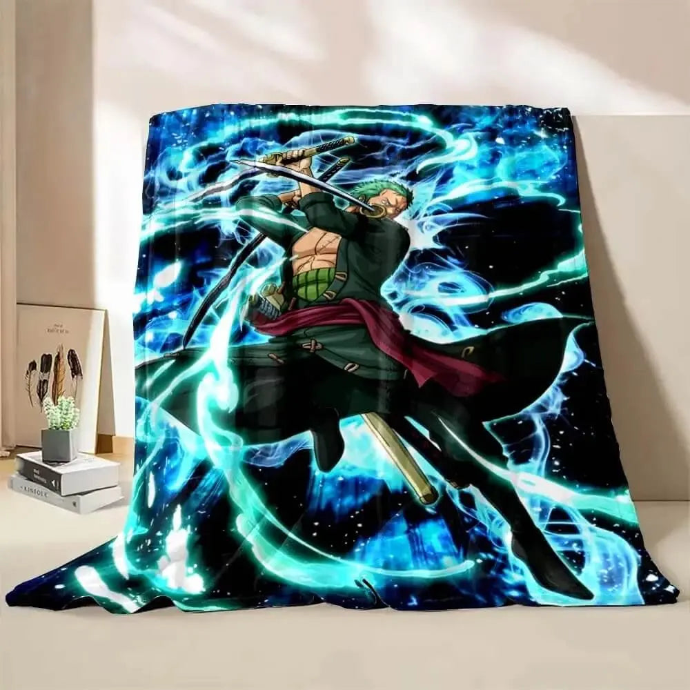 Anime One Piece Zoro Throw Blanket