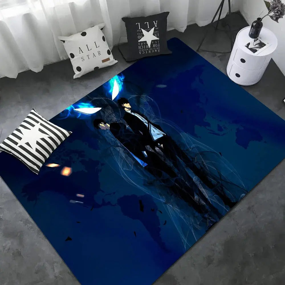 Anime rug Solo Leveling bedroom decoration soft carpet