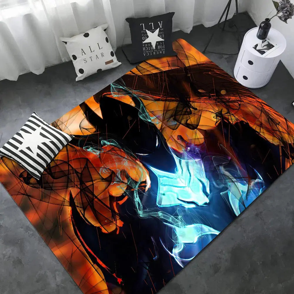 Solo Leveling anime carpet non-slip rug for kids room