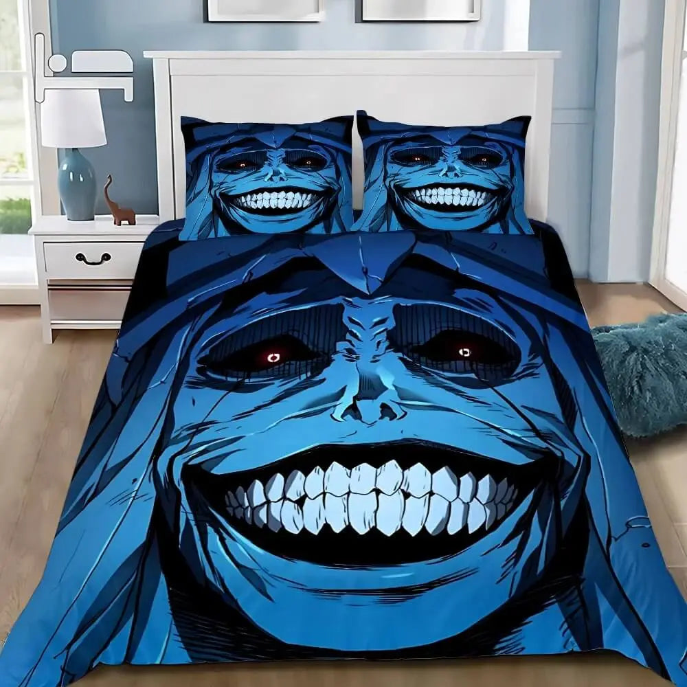 Anime Solo Leveling Statue Of God Quilt Cover