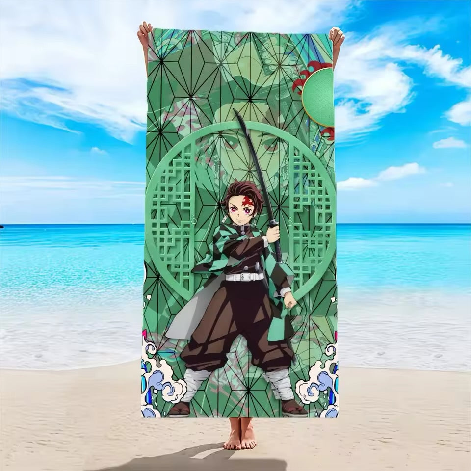Anime Bath Towel for kids