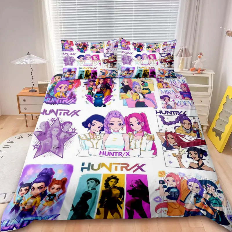 Unique Kpop quilt cover for anime lovers