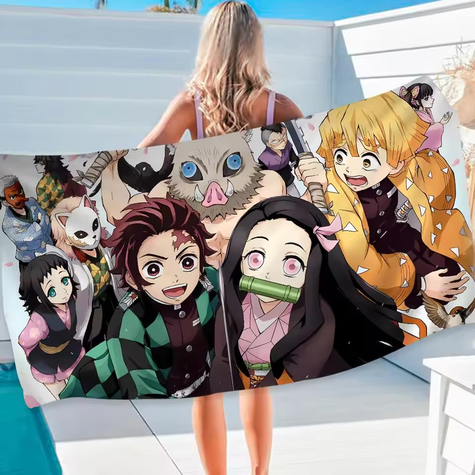 Anime Pool Towel for children 