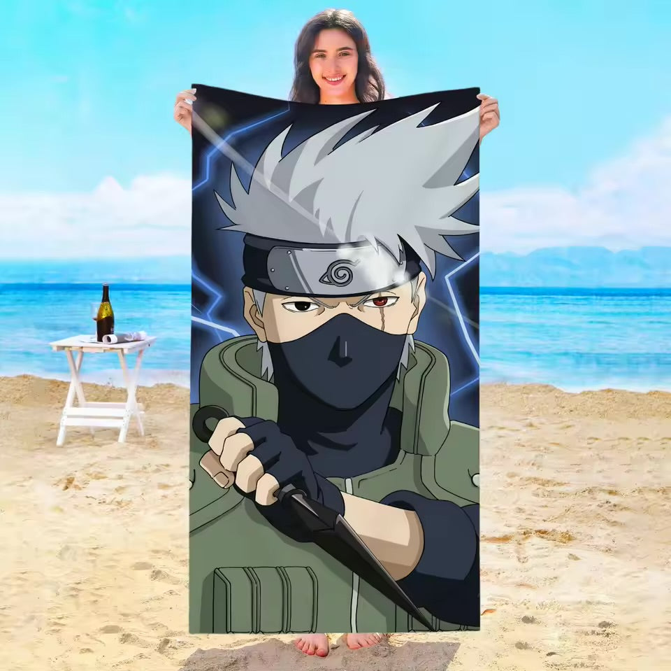 Anime pool towel for kids