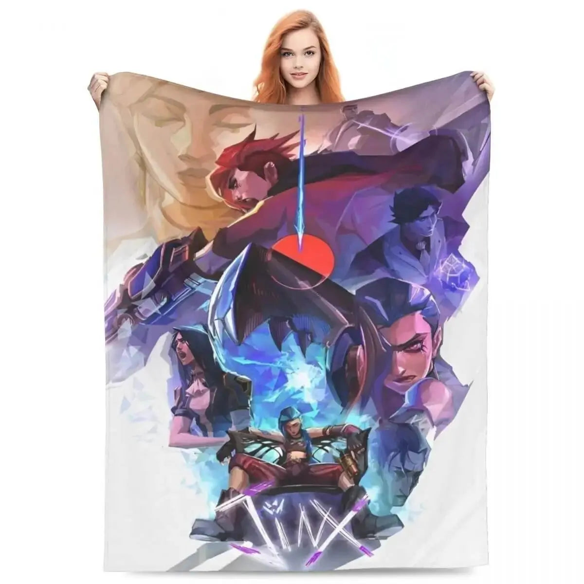 Arcane League Of Legends Throw Blanket