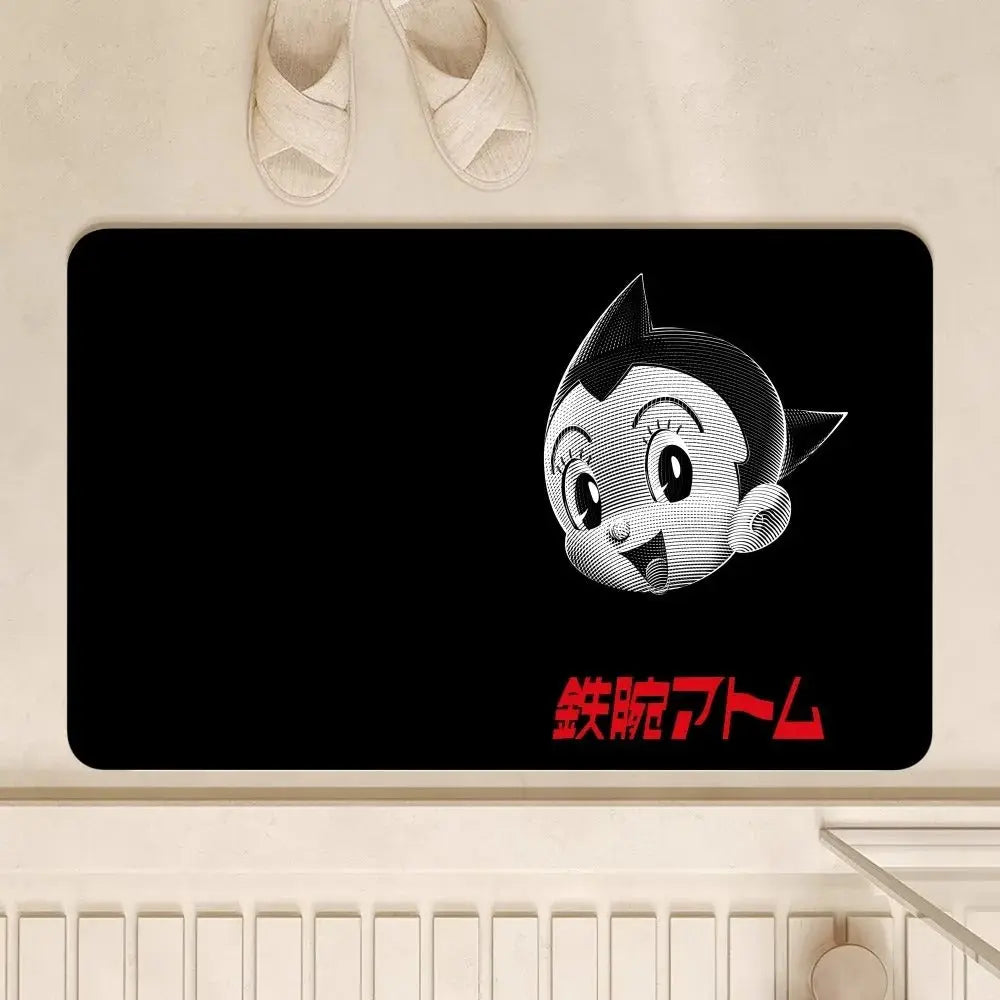 Astro Boy door mat anti-slip anime floor rug for bedroom living room and balcony decoration