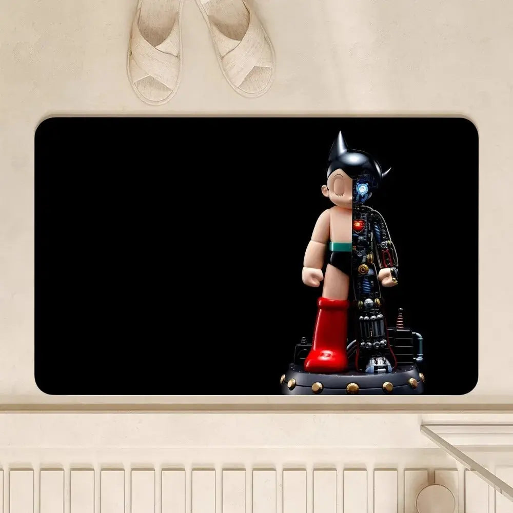 Astro Boy door mat anti-slip anime floor rug for bedroom living room and balcony decoration