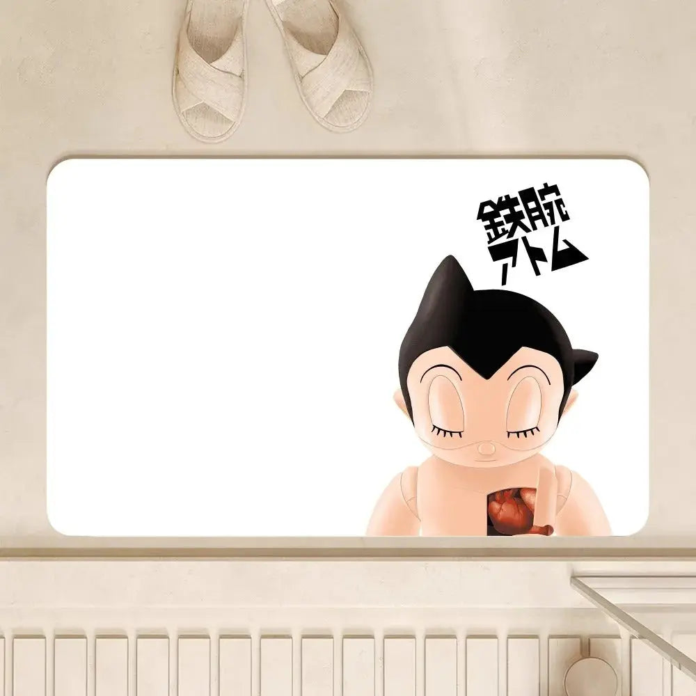 Astro Boy door mat anti-slip anime floor rug for bedroom living room and balcony decoration