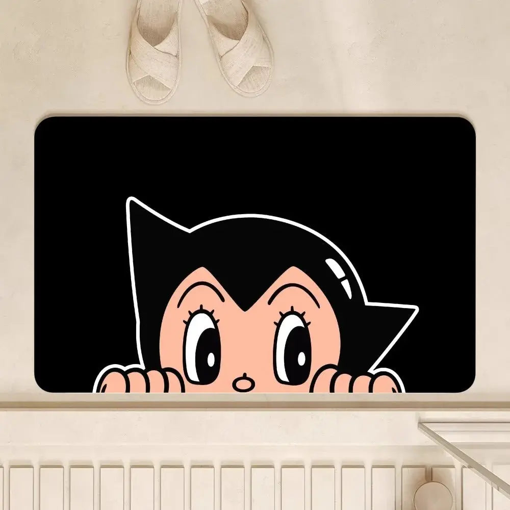 Astro Boy door mat anti-slip anime floor rug for bedroom living room and balcony decoration