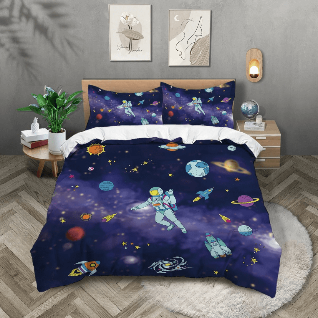 Astronaut and Rocket Bed Set for Space Lovers