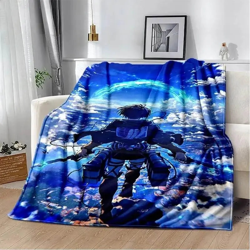 Attack On Titan Levi Ackerman Throw Blanket