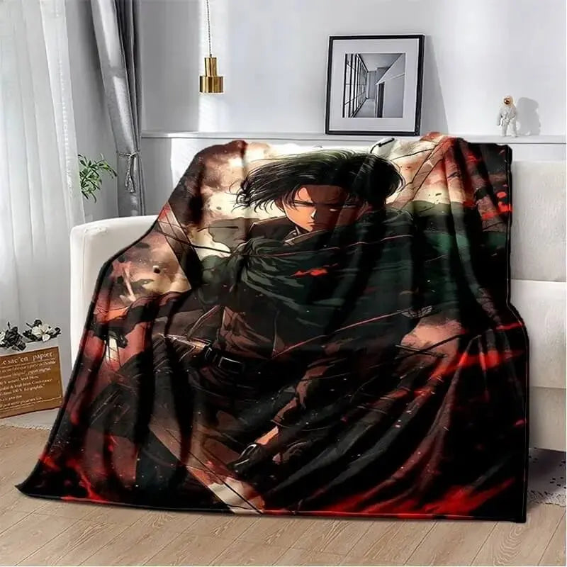 Attack On Titan Levi Throw Blanket
