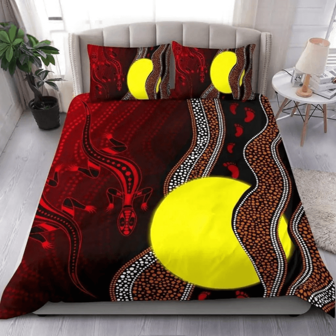 Aboriginal and Torres Strait Island Quilt Cover for Home Decor