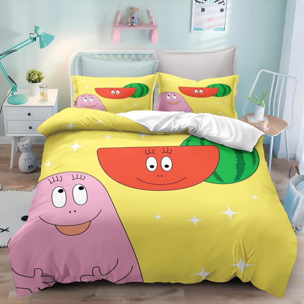 Barbapapa cartoon bedroom decor