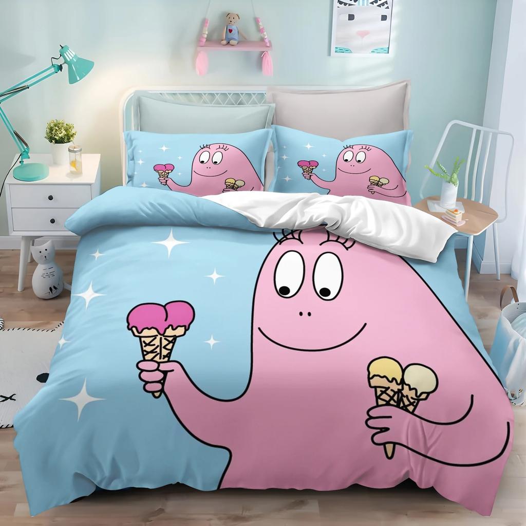 Barbapapa kids room bedding