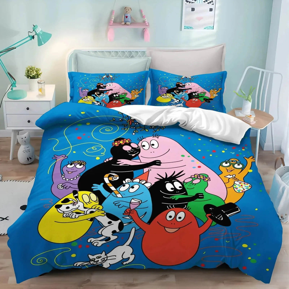 Barbapapa playful bedding set