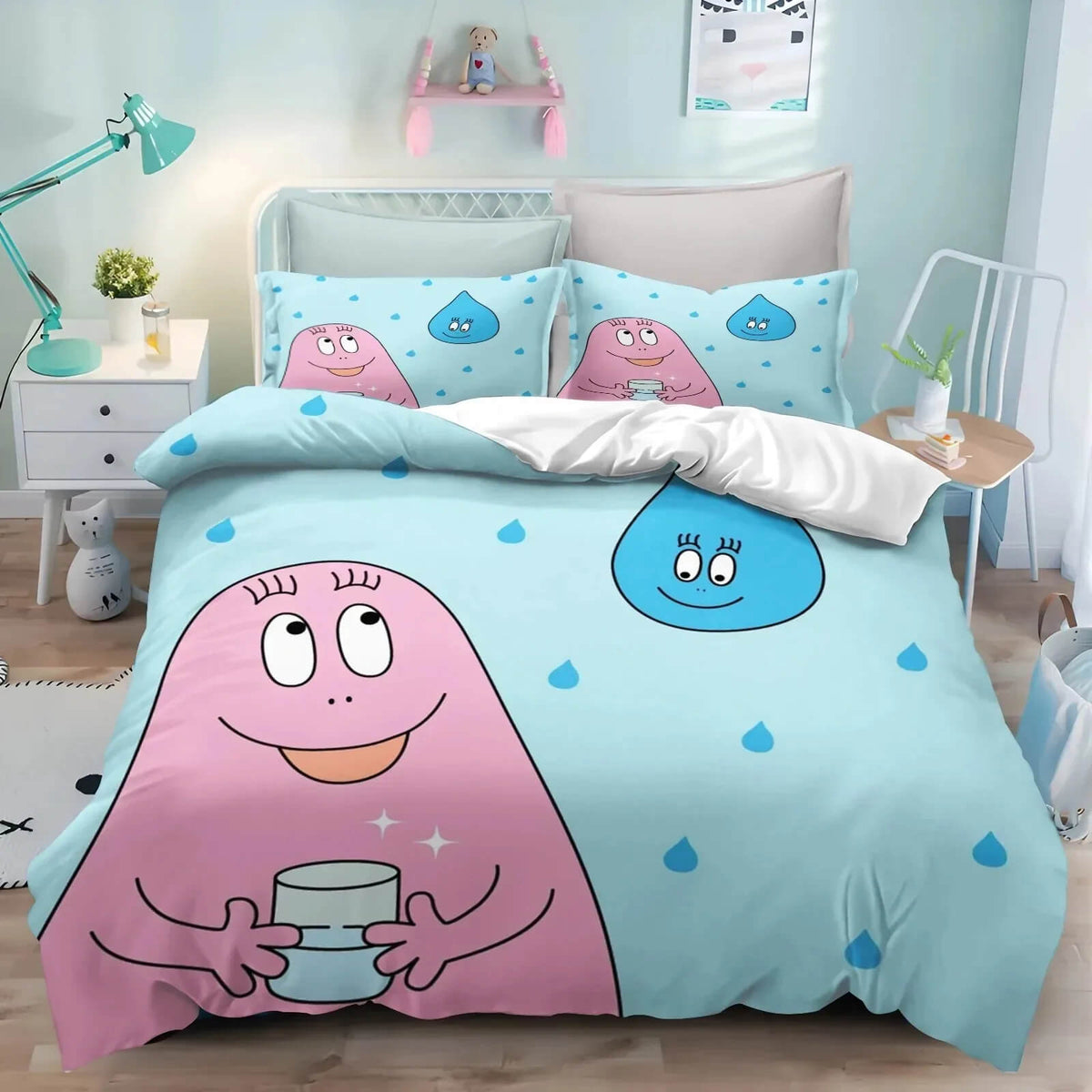 Barbapapa cartoon bedding
