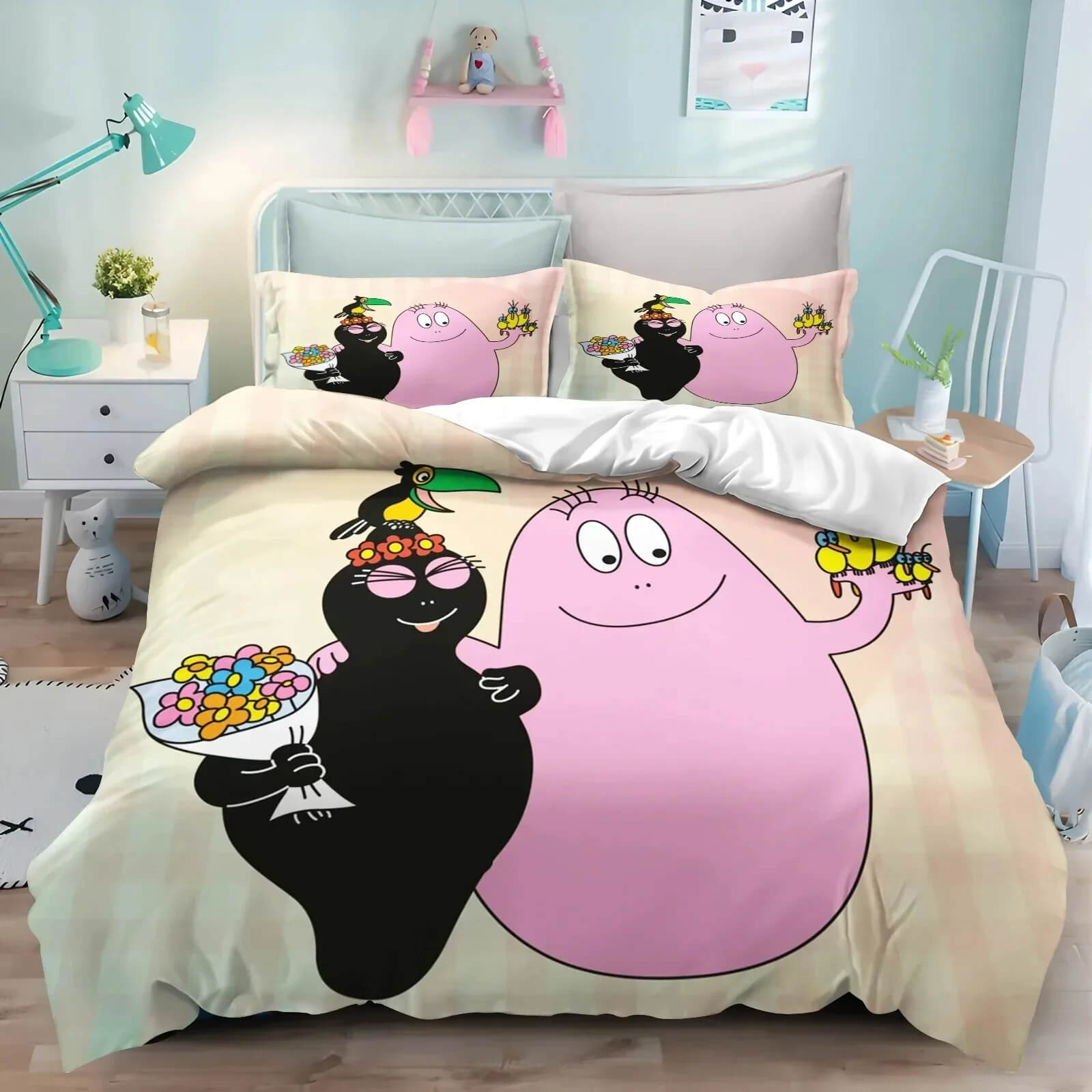 Barbapapa cartoon home decor